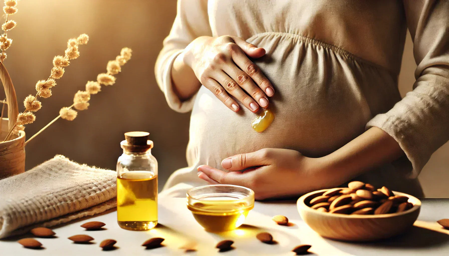 Almond Oil for Stretch Marks