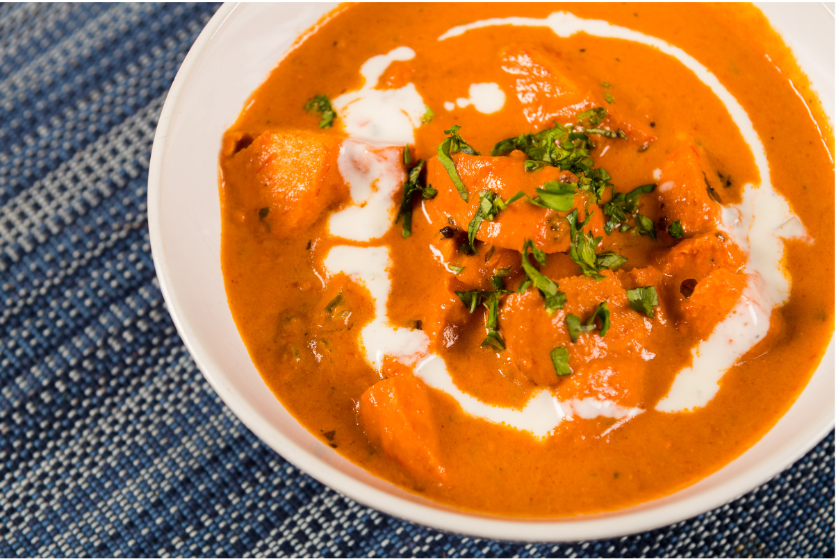 Recipe for butter chicken that uses olive oil instead of butter