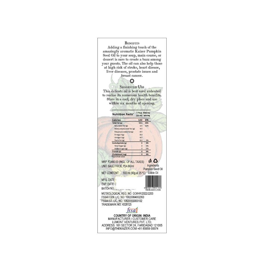Pumpkin Seed Oil