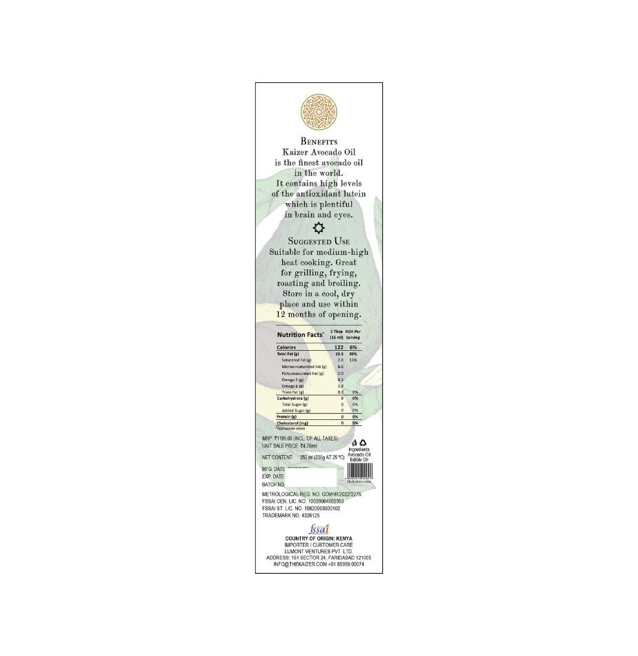Kenyan Avocado Oil