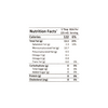 Nutrition facts 